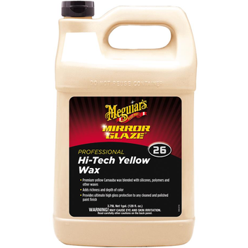 Meguiar's Hi - Tech Yellow Wax Liquid, 1 Gallon/3.78 l