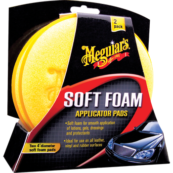 Meguiar's Soft Foam Applicator Pads, 2 Stück